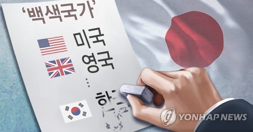 일본, 백색 국가 대상에서 한국 제외 가능성 [연합뉴스]